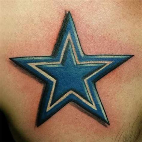 Blue Star Tattoo Designs On Chest | Full Tattoo | Star tattoos, Full tattoo, Tattoo designs