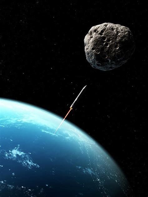 Asteroid Defence Missile Photograph by Sciepro/science Photo Library ...