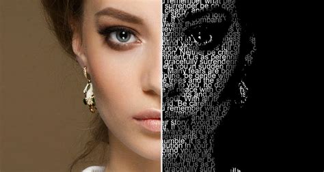 How To Transform A Face Into A Powerful Text Portrait In Photoshop