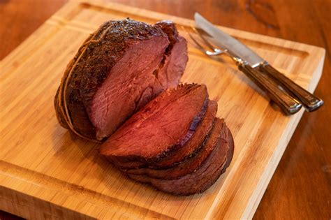 sliced ostrich roast