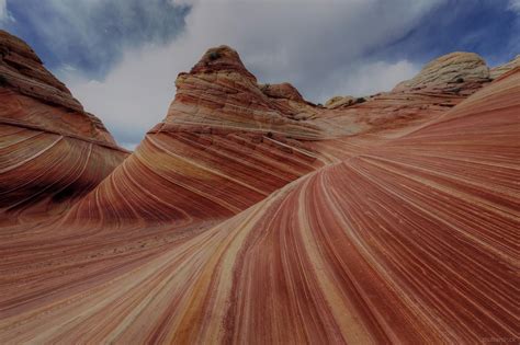 The Wave, Rock Formation at North Coyote Buttes in Utah USA by ...