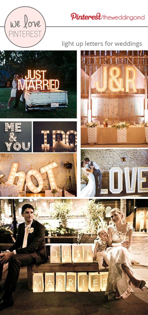 We Love - Light Up Letters For Weddings