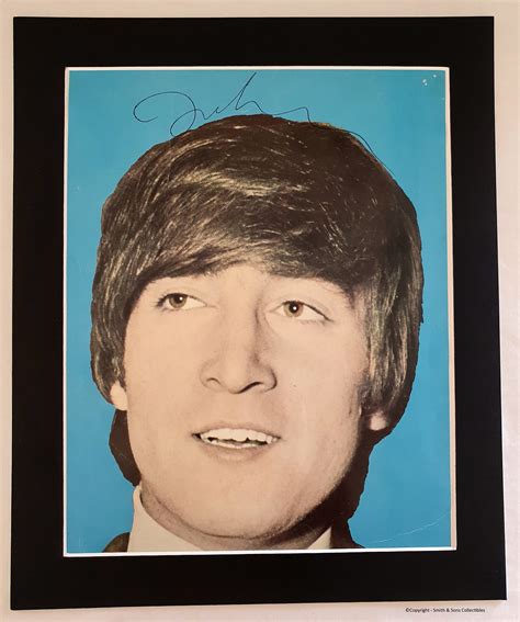 John Lennon Autographed 8x10 Color Photo Board COA JL43287 - Etsy