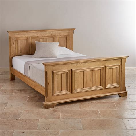 Wooden Double Bed Frame, Oak Double Bed, Solid Oak Beds, Oak Bed Frame ...