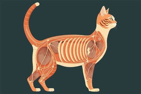 Cat Anatomy Vector Illustration Graphic by BreakingDots · Creative Fabrica