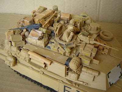 Trumpeter US Abrams Tank Desert Storm Built Stacks of Extra Stowage 1/35 | #912564141