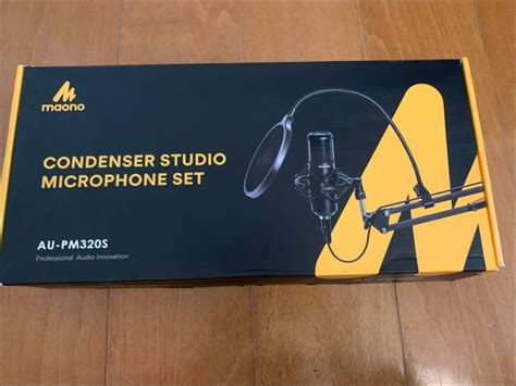 Maono AU-PM320S Condenser Studio Microphone Set, Audio, Microphones on Carousell