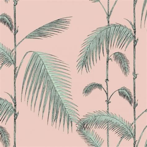 Palm Leaves Wallpaper - Mint on Pink Palm Leaf Wallpaper, Home ...