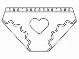 Underwear Coloring Pages sketch template