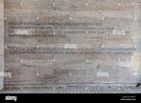 German Resistance Memorial Centre, Berlin, Germany Stock Photo - Alamy