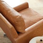 Nelson Leather Swivel Chair | West Elm