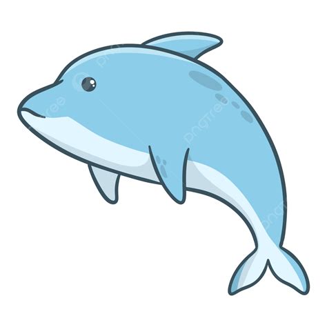 Cartoon Dolphin, Dolphin, Cute, Cute Dolphin PNG Transparent Clipart Image and PSD File for Free ...