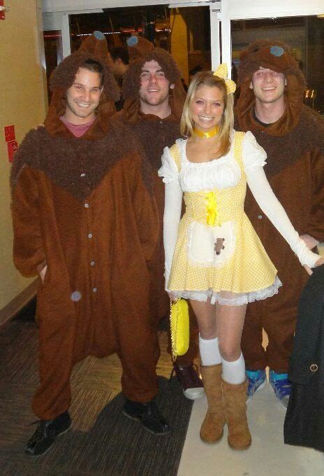 Goldilocks and the three bears Dark Costumes, Group Halloween Costumes ...