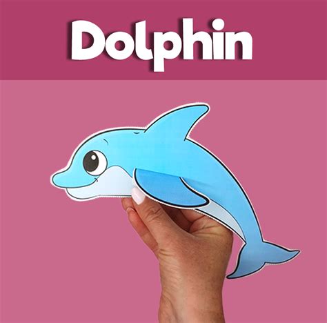 Dolphin Cut and Paste Craft – 10 Minutes of Quality Time