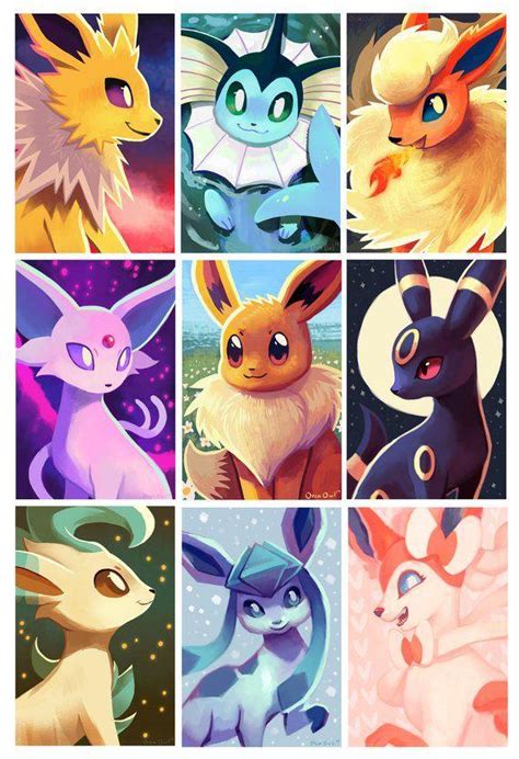 All the eeveelution : r/Eevee