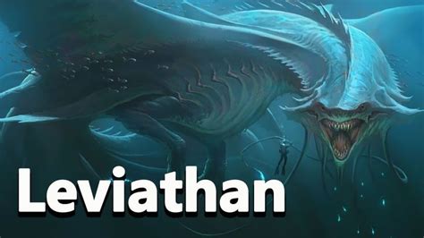 Leviathan: The Biblical Monster - Mythological Bestiary | Leviathan, Sea monsters, Bestiary