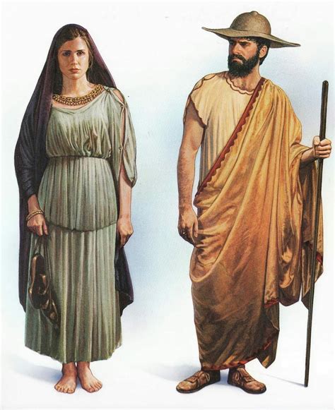 Αθηναίοι των κλασσικών χρόνων Athenians of classical age | Ancient greek clothing, Greek ...