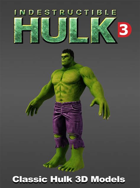 Hulk Classic 3d models in 3ds max 2010 render vray 2.4 | CGTrader