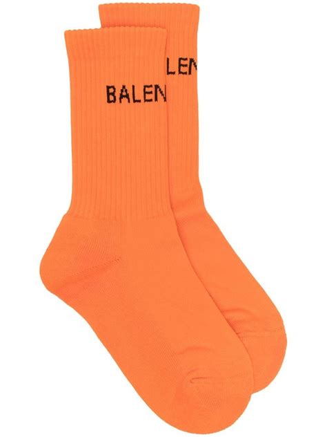 Balenciaga logo-intarsia tennis socks | Smart Closet