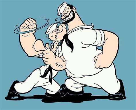 POPEYE VS BLUTO | Nautical | Pinterest | Popeye the sailor man, Brutus ...