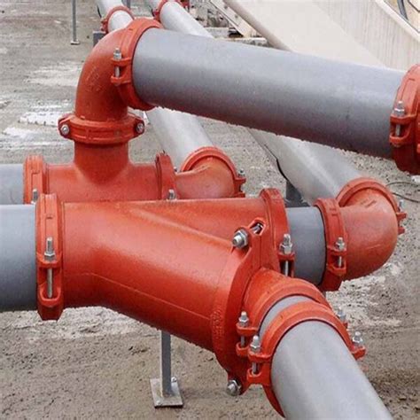 Connection and installation methods of grooved pipe fittings