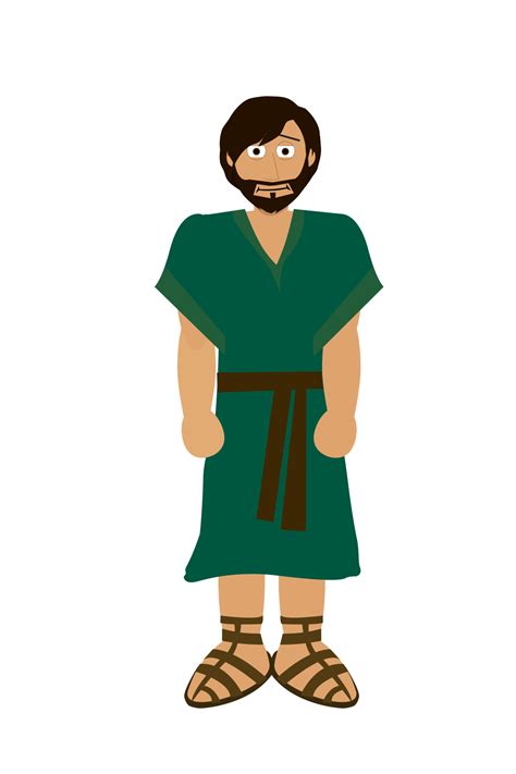 dibujos animados Biblia personaje - apóstol James 22961006 PNG