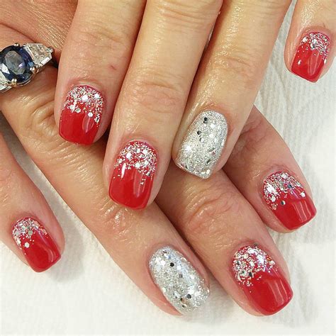 Nail Art Red And Silver | Daily Nail Art And Design