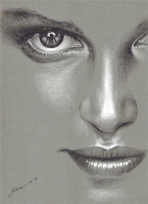 نتيجة بحث الصور عن ‪drawing toned paper‬‏ | Pencil portrait, Portrait drawing, Pencil portrait ...