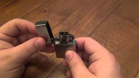 Zippo Tricks Tip : Better Chance Of Lighting On The 1st Strike... - YouTube