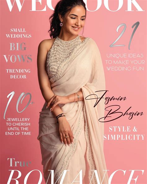 Jasmin Bhasin Is A Vision To Behold In Transparent Lavender Saree, Check Out The TV Diva’s Most ...