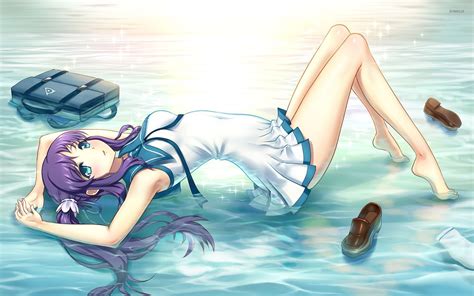 Chisaki Hiradaira in the river - Nagi no Asu Kara wallpaper - Anime wallpapers - #52886