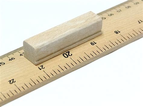 Wooden Rule 1 Meter Yard Stick Ruler Imperial & Metric Measurements mm cm inches Markings ...