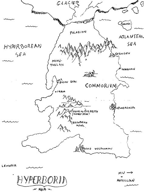 Hyperborea Map by