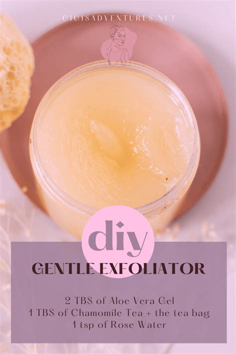 DIY Gentle Exfoliator for Sensitive Skin - Made From 3 Ingredients