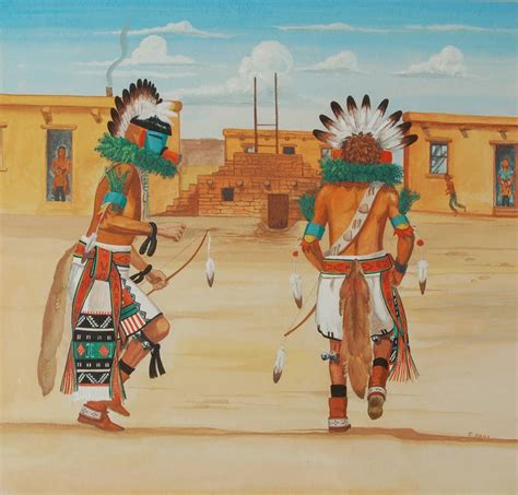 Fine Art | Native American Paintings | Native American Artwork | Hopi Pueblo | Raymond Naha ...