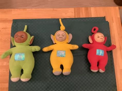 TELETUBBIES SOFT TOYS x 3 - Dipsy, Laa-Laa and Po £12.00 - PicClick UK