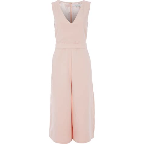 Rose Pink Culotte Jumpsuit - Dresses - Clothing - Women - TK Maxx | Jumpsuit dress, Clothes for ...