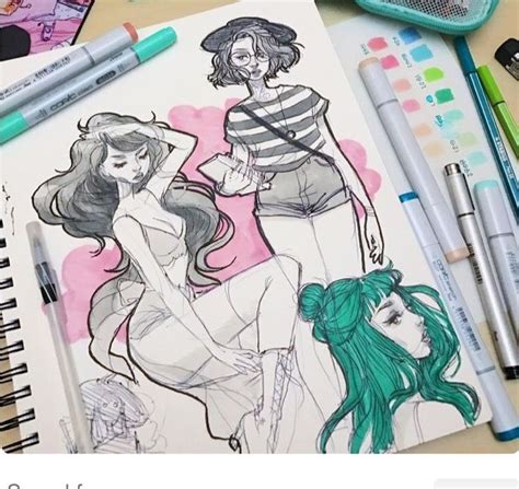 Pin by Cindrbk on Art | Art reference, Sketchbook inspiration, Character design