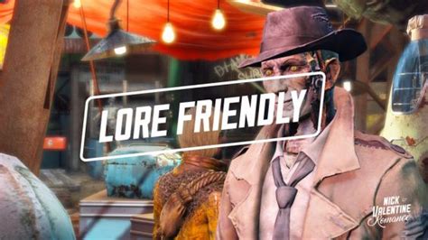 Nick Valentine Romance 日本語化対応 仲間・コンパニオン - Fallout4 Mod データベース MOD紹介・まとめサイト