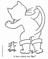 Puss In Boots Ogre And Mouse coloring Page sketch template