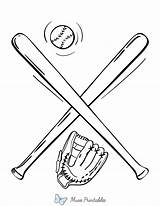 Baseball Bat Coloring Page Printable  Free Templates sketch template