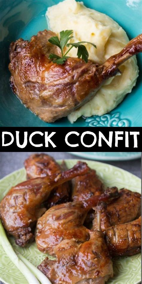 Duck Confit Recipe | Confit recipes, Roasted duck recipes, Duck confit recipe