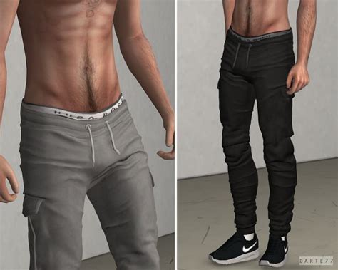 Stylish Jogger Pants for Sims 4 Men