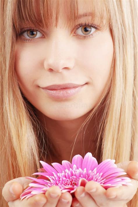 Romantic girl stock image. Image of portrait, happy, holding - 13301965