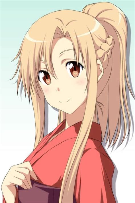 Anime Girl Hairstyles Ponytail