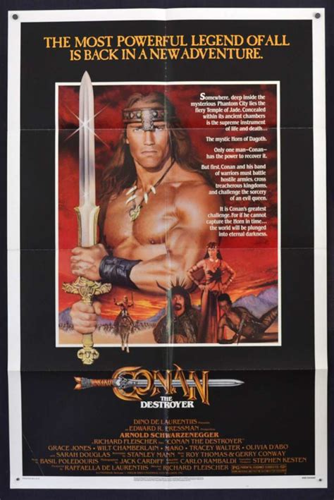 All About Movies - Conan The Destroyer 1982 One Sheet USA movie poster ...