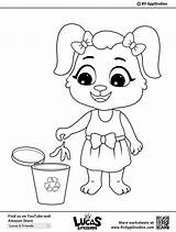 Cleaning coloring Pages For Kids sketch template