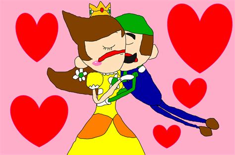 Luigi and Daisy in love by NyanSonia on DeviantArt