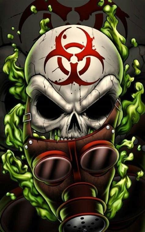 Toxic Skull Wallpapers - Top Free Toxic Skull Backgrounds - WallpaperAccess