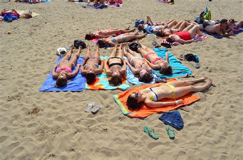 Girls Tanning on Beach | Abbey Road Programs | Flickr